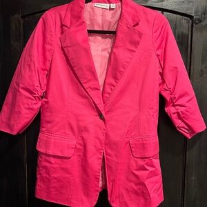 Susan Graver Pink Blazer Size XXS *Like New*